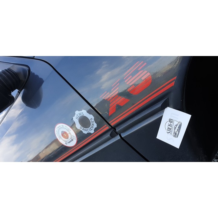 PEUGEOT 205 XS 2 Stickers Monograms Front Wings