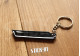 Llavero - Peugeot Talbot Sport PTS Stripe - Logotipo monograma de PVC suave