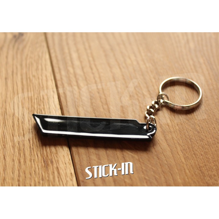 Llavero - Peugeot Talbot Sport PTS Stripe - Logotipo monograma de PVC suave