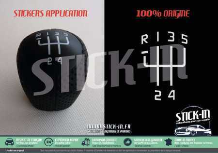 Gear Knob Insert Renovation Sticker - Renault Clio 16S & 16V