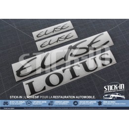 Pegatinas para Lotus Elise S1, cubierta del salpicadero trasero, gris antracita carbón.