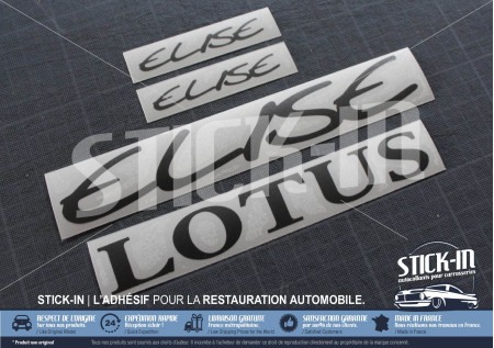 Lotus Elise S1 Aufkleber, Aufkleber, hinteres Armaturenbrett, Anthrazit, Anthrazitgrau