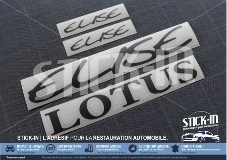 Lotus Elise S1 Stickers Rear Clamshell Dashboard charcoal anthracite