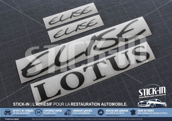 Lotus Elise S1 Autocollants Stickers Masque Arrière Tableau de Bord gris anthracite charcoal