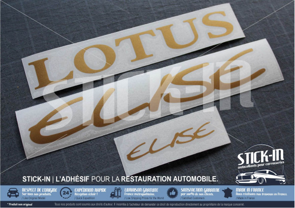 Lotus Elise S1 OR JPS Typ 49 Heckmaskenaufkleber