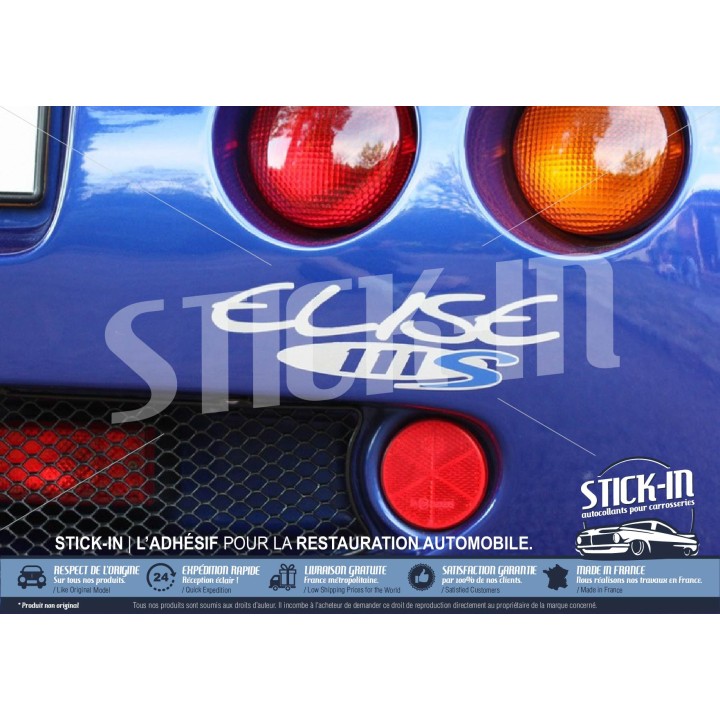 Adesivi Lotus Elise S1 111S Blu Grigio Argento