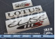 Lotus Elise S1 111S Autocollants Stickers Rouge Anthracite