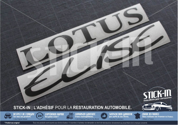 Lotus Elise S1 Autocollants Stickers Masque Arrière Gris Anthracite Charcoal