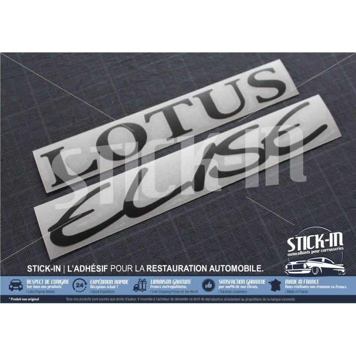 Pegatinas para la máscara trasera del Lotus Elise S1, color gris antracita/carbón.