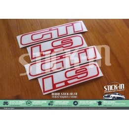 Peugeot 205 GTI 1.9 1900 Stickers Monograms Quarter Panels