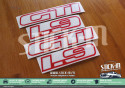 Pegatinas Peugeot 205 GTI 1.9 1900 Monogramas Custodes