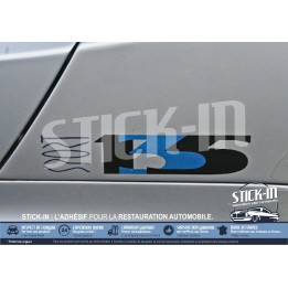 Lotus Elise S1 Sport 135 Matte Black Sticker with "3" Silver Grey OR Blue