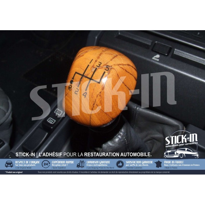 Adesivo per il restauro della griglia + numeri del pomello del cambio - Renault 25 V6 Turbo Baccara R25