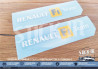 2 Pegatinas Renault F1 Team Clio sport Mégane 2 RS R25 R26