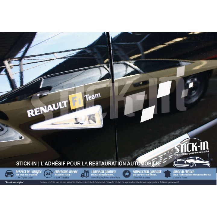 Adesivi per portiere "Renault F1 Team" per Megane 2 RS R26