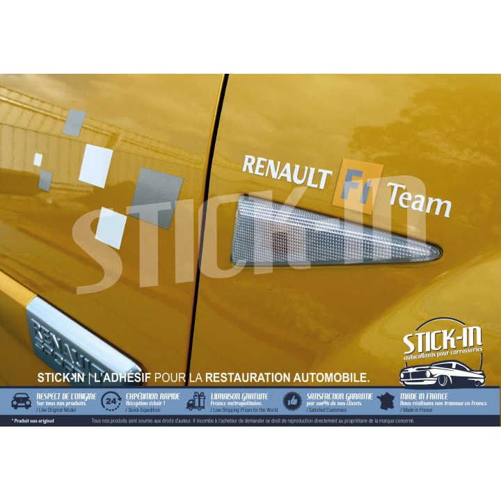 Adesivi per portiere "Renault F1 Team" per Megane 2 RS R26