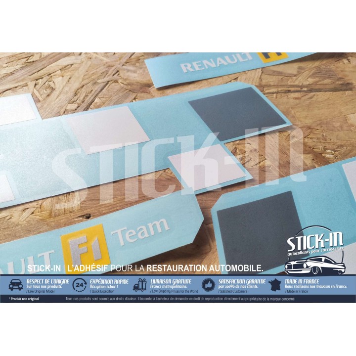 Adesivi per portiere "Renault F1 Team" per Megane 2 RS R26