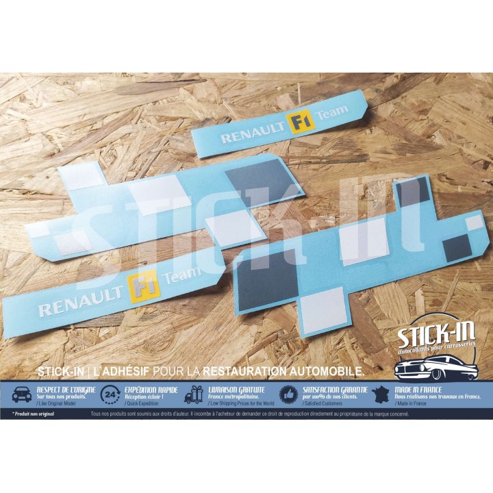 Adesivi per portiere "Renault F1 Team" per Megane 2 RS R26