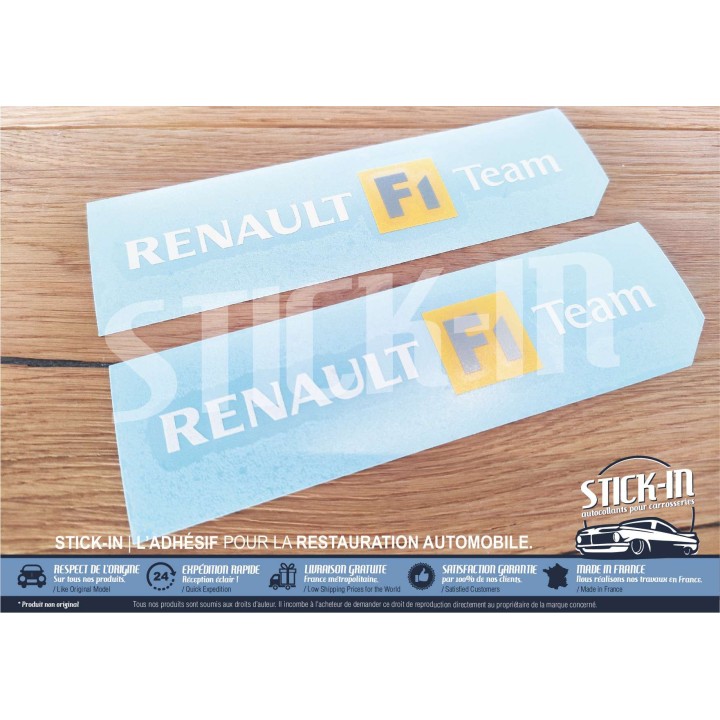 "Renault F1 Team" door stickers for Megane 2 RS R26