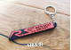 Schlüsselanhänger – Renault Sport RS – Rot – Kofferraum-Monogramm-Emblem, weiches PVC