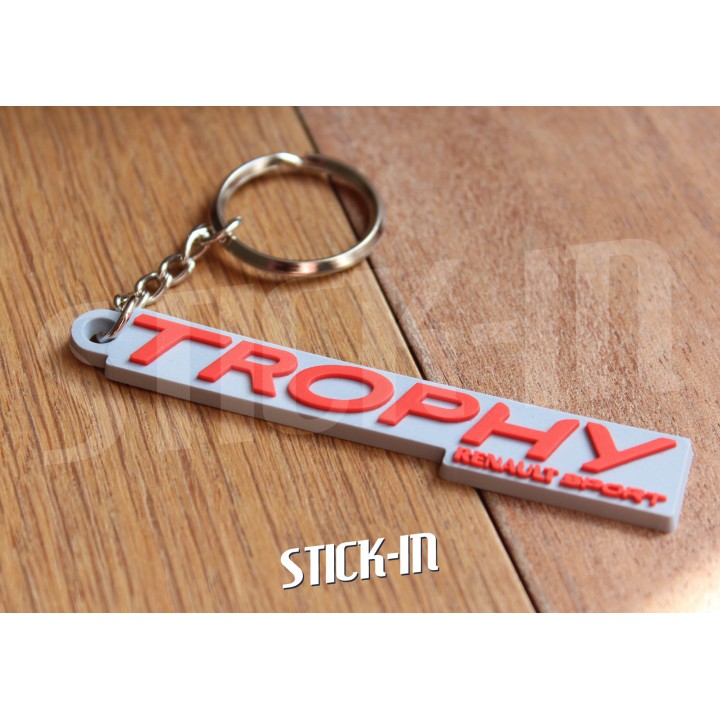 Llavero - Renault Sport Clio 4 RS TROPHY EDC 220 - Emblema con monograma de PVC blando