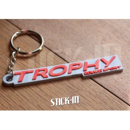 Llavero - Renault Sport Clio 4 RS TROPHY EDC 220 - Emblema con monograma de PVC blando
