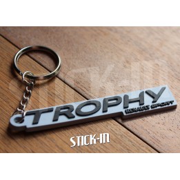 Portachiavi - Renault Sport Megane 3 RS TROPHY 275 - Logo monogramma in PVC morbido