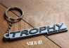 Keychain - Renault Sport Megane 3 RS TROPHY 275 - soft PVC keyrings monograms badges logos