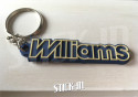Keyring - Renault Clio Williams - "Williams" monogram in soft PVC