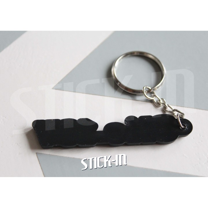 Porte Clés - Renault Clio 16V - PVC souple monogramme logo badge