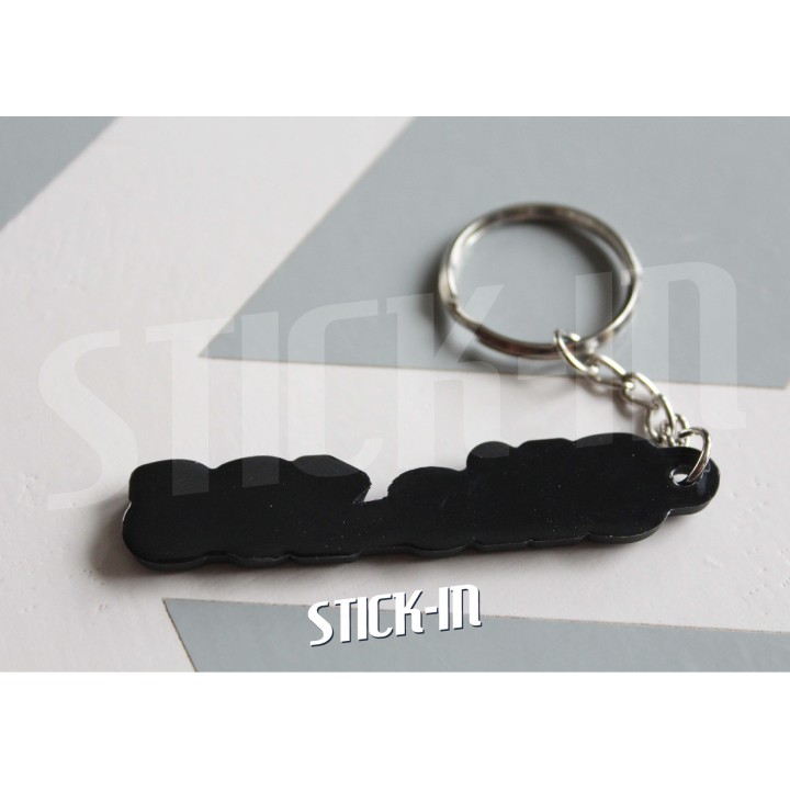 Schlüsselanhänger – Renault Clio 16S – Monogramm-Logo aus weichem PVC