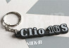 Portachiavi - Renault Clio 16S - logo monogramma in PVC morbido