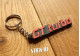 Keychain - Renault 5 GT Turbo - soft PVC keyrings monogram badge logo R5 GTT