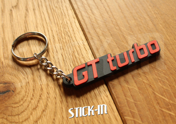 Schlüsselanhänger – Renault 5 GT Turbo – Weiches PVC-Monogramm-Logo R5 GTT