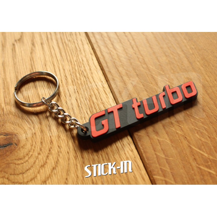 Portachiavi - Renault 5 GT Turbo - Logo monogramma R5 GTT in PVC morbido