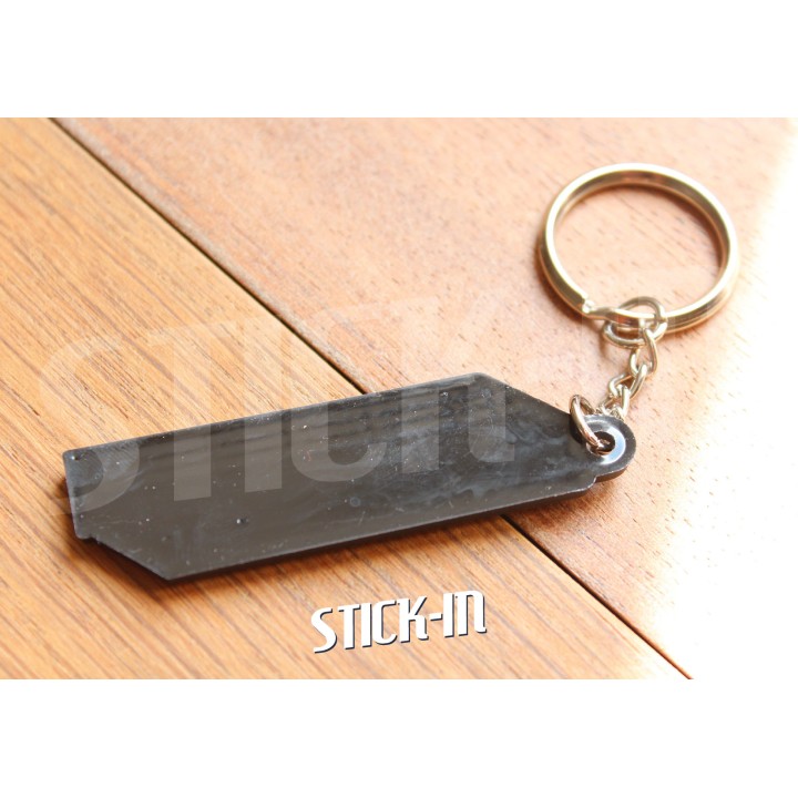 Porte Clés - F16ie Renault Clio Williams R19 16S 16V - PVC souple monogramme logo cache moteur