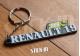 Porte Clés - Renault 19 16S R19 - PVC souple monogramme logo