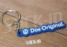 Llavero - Volkswagen Das Original VW - Etiquetas engomadas suaves del logotipo del PVC Etiqueta engomada del eslogan