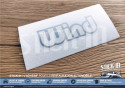 1 Adhesivo Logo "Viento" para guardabarros delanteros encima de repetidores - Renault Twingo 1 (2004-2007)