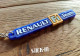 Porte Clés - Renault F1 Team - Bleu - Megane RS R25 R26 Badge Monogramme Logo PVC Souple