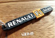 Schlüsselanhänger – Renault F1 Team – Schwarz – Megane RS R25 R26 Emblem, Monogramm-Logo, weiches PVC