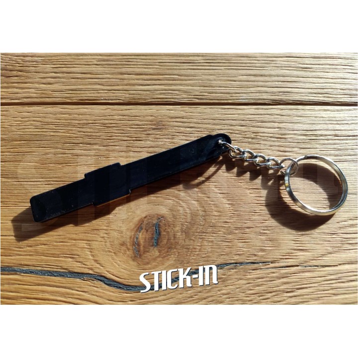 Porte Clés - Renault F1 Team - Noir - Megane RS R25 R26 Badge Monogramme Logo PVC Souple
