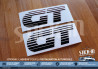 PEUGEOT 205 GT 2 stickers monograms front wings BLACK