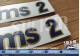 Renault Clio "Williams 2" (UK version) 3 stickers monograms blue and gold