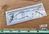 Autocollant Sticker Attention clé à bougie moteur Peugeot 104 204 205 304 309 405 504 GTI