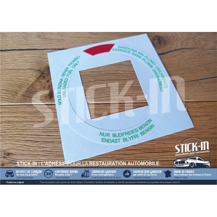 Autocollant Sticker Réservoir Essence Renault Clio Williams Phase 2