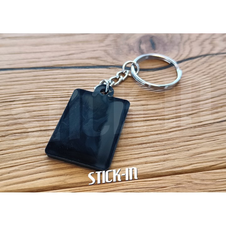 Keyring - Peugeot logo - Soft PVC monogram