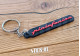 Schlüsselanhänger – Peugeot Pininfarina 205, 306, 404, 406, 504 Cabriolet – Monogramm-Logo aus weichem PVC