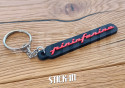 Schlüsselanhänger - Peugeot Pininfarina 205 306 404 406 504 Cabriolet - Monogramm-Logo aus Weich-PVC