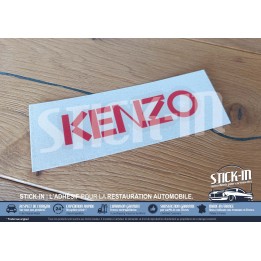 1 Autocollant Sticker "Kenzo" Logo pour coffre ou ailes avant au dessus répétiteurs - Renault Twingo 1 (2004-2007)